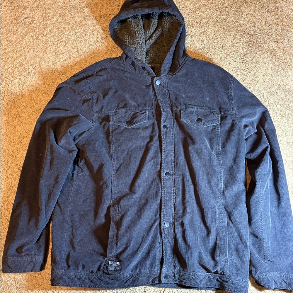 Quicksilver Men's XXL‎ Hooded Jacket - Black